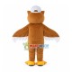 Owl With Baseball Cap Mascot Costume Owl With Baseball Cap Mascot Costume