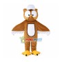 Owl With Baseball Cap Mascot Costume