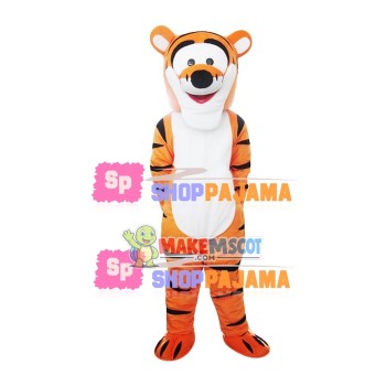 Classic Uniex Jumping Tiger Mascot Costume Classic Uniex Jumping Tiger Mascot Costume