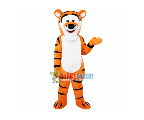 Classic Uniex Jumping Tiger Mascot Costume Classic Uniex Jumping Tiger Mascot Costume