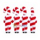 Christmas Cane Candy Mascot Costume Christmas Cane Candy Mascot Costume