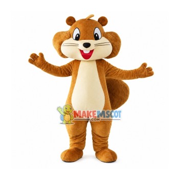 Free Chipmunk Mascot Adult Costume