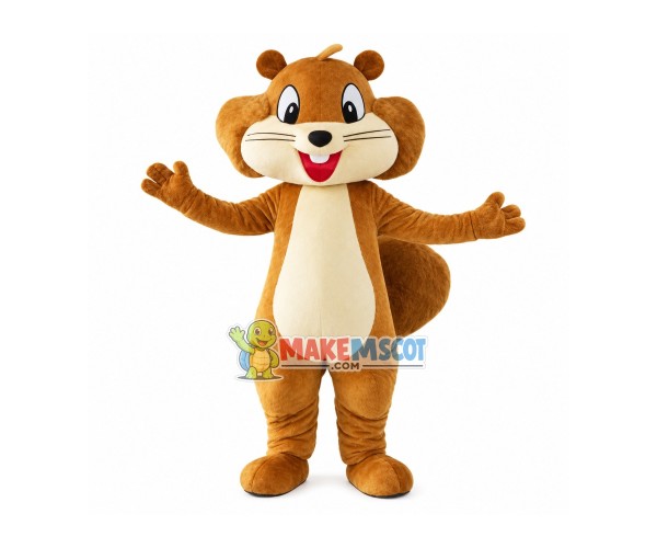 Free Chipmunk Mascot Adult Costume
