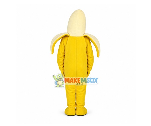 Peeled Banana Mascot Cartoon Costume Peeled Banana Mascot Cartoon Costume