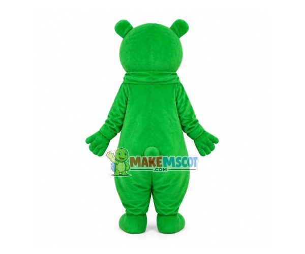 Tooth Decay Green Bear Mascot Costume Tooth Decay Green Bear Mascot Costume