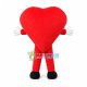 Red Love Cartoon Mascot Costume Red Love Cartoon Mascot Costume