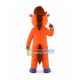 Little Orange Horse Mascot Costume Little Orange Horse Mascot Costume