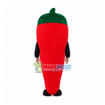 Red Chilli Mascot Lightweight Costume Red Chilli Mascot Lightweight Costume