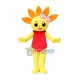 Bright Sunny Sunflower Mascot Costume Bright Sunny Sunflower Mascot Costume