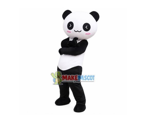 Lively Cartoon Panda Mascot Costume Lively Cartoon Panda Mascot Costume
