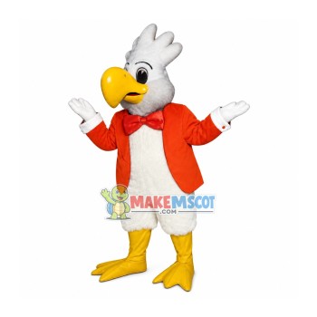 Doctor Bird With Suit Mascot Costume Doctor Bird With Suit Mascot Costume