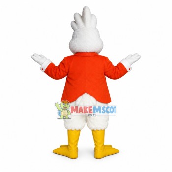 Doctor Bird With Suit Mascot Costume