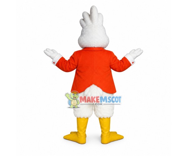 Doctor Bird With Suit Mascot Costume Doctor Bird With Suit Mascot Costume