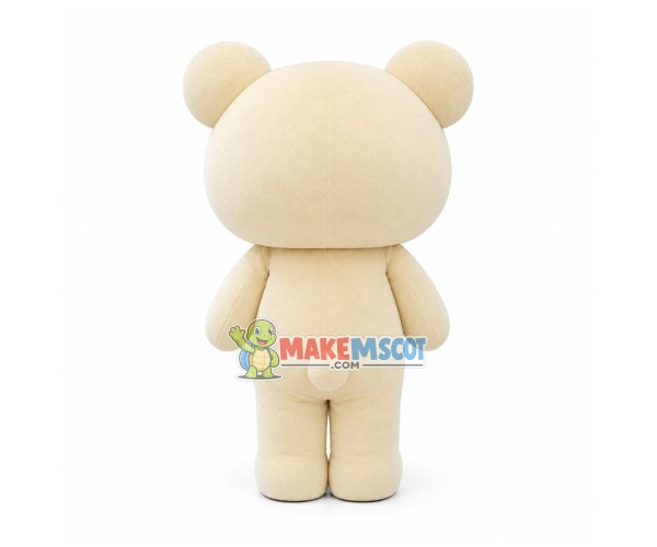 White Cartoon Rilakkuma Mascot Costume White Cartoon Rilakkuma Mascot Costume