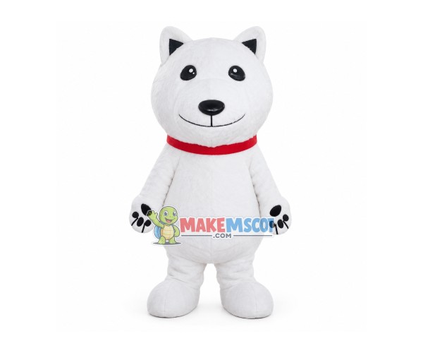 Lovable Pet Husky Cub Mascot Costume Lovable Pet Husky Cub Mascot Costume