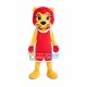 Basketball Player Red Lion Mascot Costume Basketball Player Red Lion Mascot Costume