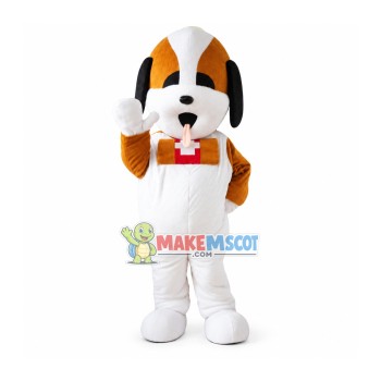 Enthusiastic Dog Doctor Mascot Costume Enthusiastic Dog Doctor Mascot Costume