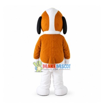 Enthusiastic Dog Doctor Mascot Costume