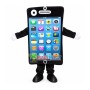 Black Apple Phone Mascot Costume