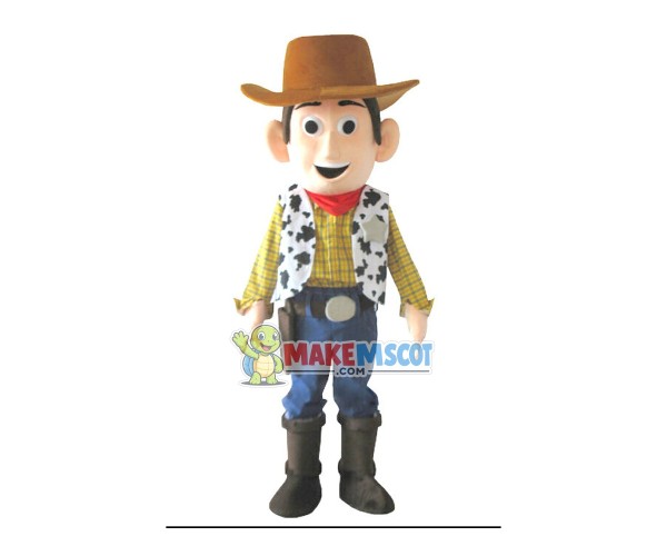 Customized Cowboy Woody Mascot Costume Customized Cowboy Woody Mascot Costume