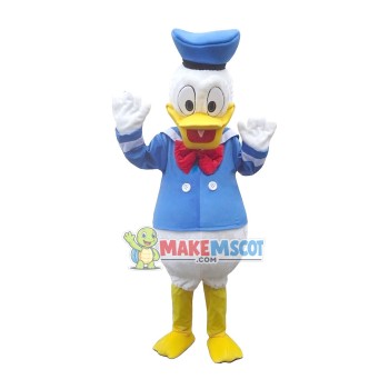 Donald Duck In Blue Sailor Suit Mascot Costume