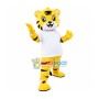 Little Tiger In White Top Mascot Costume