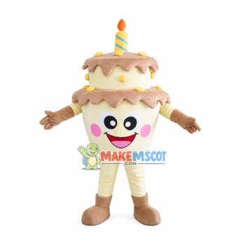 Double Birthday Cake Mascot Costume