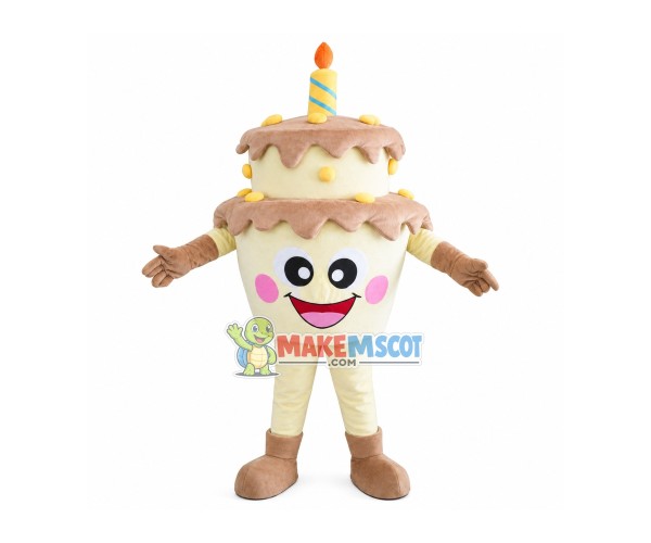 Double Birthday Cake Mascot Costume