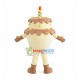 Double Birthday Cake Mascot Costume Double Birthday Cake Mascot Costume