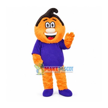 Adult Smiling Doll Mascot Costume Adult Smiling Doll Mascot Costume
