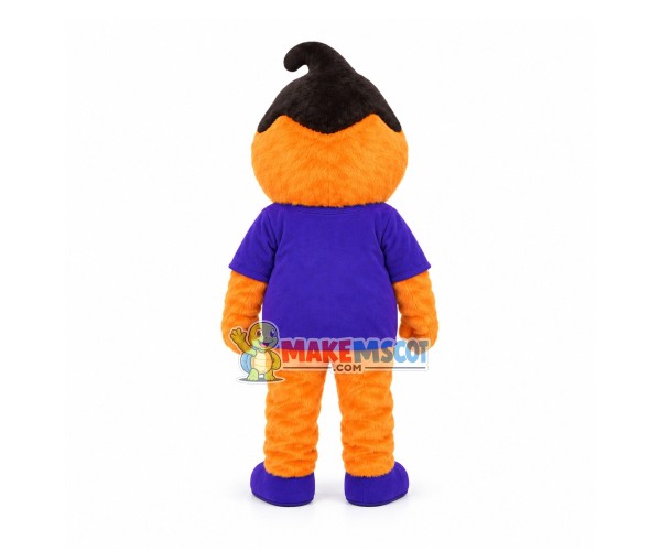 Adult Smiling Doll Mascot Costume Adult Smiling Doll Mascot Costume