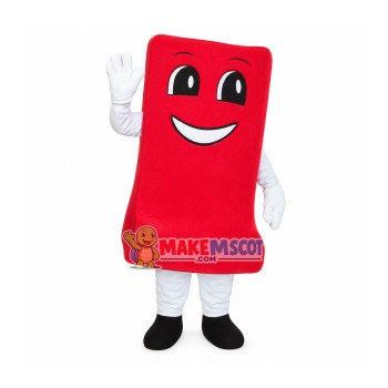 Cartoon Red Car Seat Mascot Costume Cartoon Red Car Seat Mascot Costume
