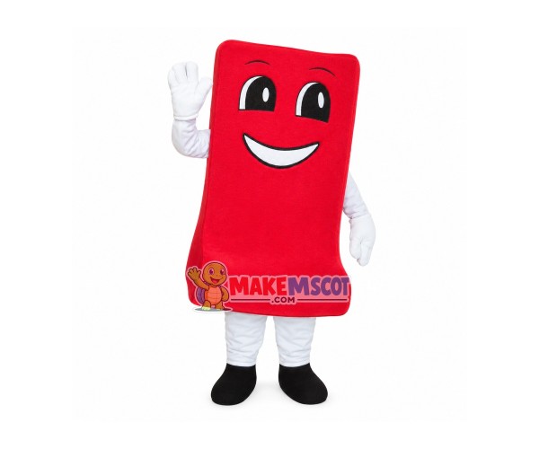 Cartoon Red Car Seat Mascot Costume Cartoon Red Car Seat Mascot Costume