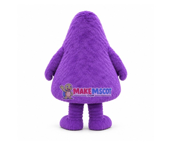 Cartoon Character Grimace Mascot Costume