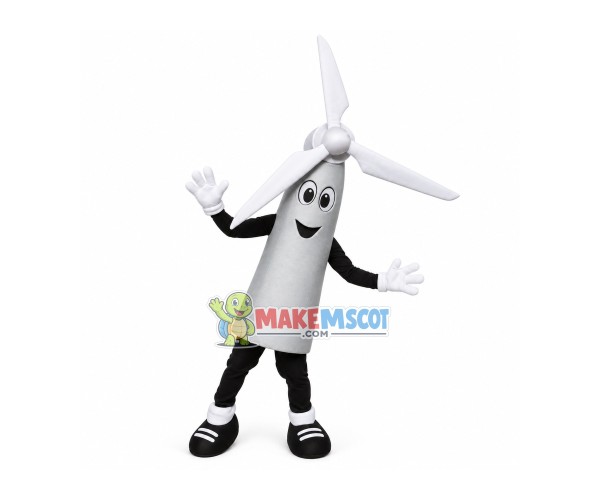 Man-made Windmill Mascot Costume Man-made Windmill Mascot Costume