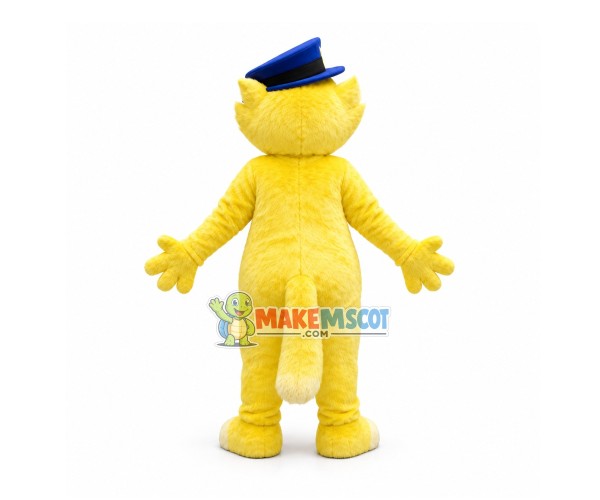 Flexible Police Cat Mascot Costume