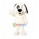 Big Nose Beige Dog Mascot Costume Big Nose Beige Dog Mascot Costume