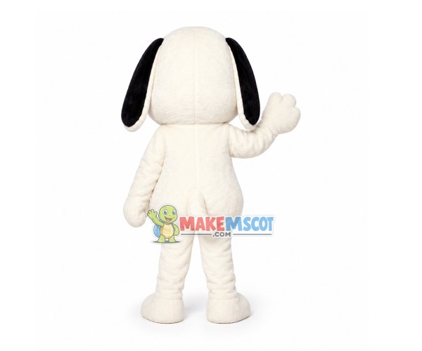 Big Nose Beige Dog Mascot Costume Big Nose Beige Dog Mascot Costume