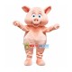 Jolly Blue Eyes Pig Mascot Costume Jolly Blue Eyes Pig Mascot Costume