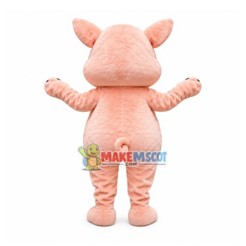 Jolly Blue Eyes Pig Mascot Costume Jolly Blue Eyes Pig Mascot Costume