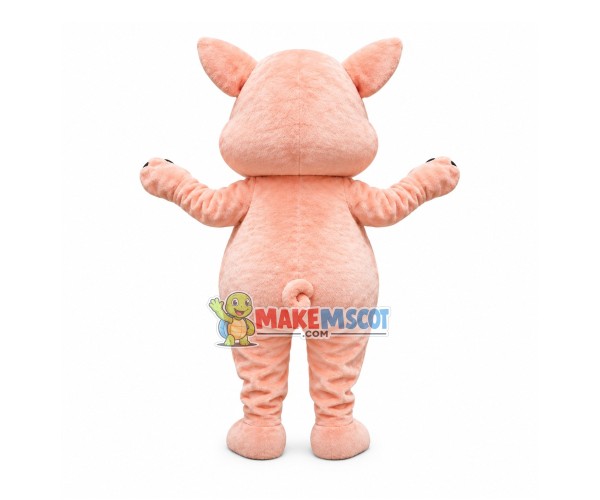 Jolly Blue Eyes Pig Mascot Costume Jolly Blue Eyes Pig Mascot Costume