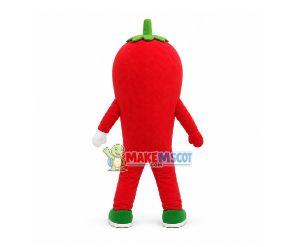 Spicy Bell Pepper Mascot Costume Spicy Bell Pepper Mascot Costume