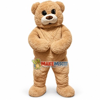 Likable Plush Teddy Bear Mascot Lightweight Costume Likable Plush Teddy Bear Mascot Lightweight Costume