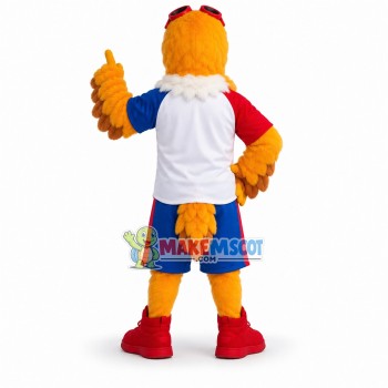 Adult Size Falcon of The Team Mascot Costume Adult Size Falcon of The Team Mascot Costume