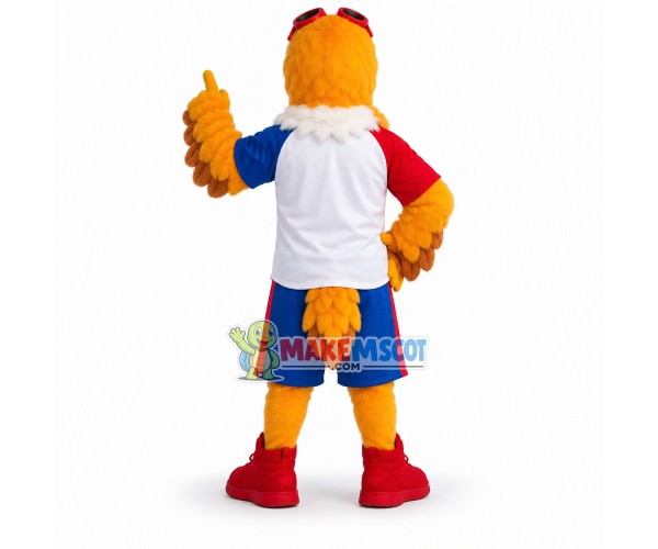 Adult Size Falcon of The Team Mascot Costume Adult Size Falcon of The Team Mascot Costume