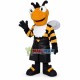 Hale Bee of The Hockey Team Mascot Costume Hale Bee of The Hockey Team Mascot Costume