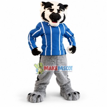 Powerful Adult Plush Tiger Mascot Costume