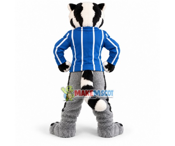Powerful Adult Plush Tiger Mascot Costume