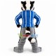 Powerful Adult Plush Tiger Mascot Costume