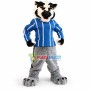 Powerful Adult Plush Tiger Mascot Costume